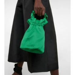 Ganni Satin Bucket Bag